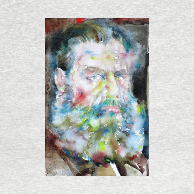 LEO TOLSTOY watercolor portrait .2 by lautir